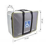 commode and shower chair for comfortable daily use, easy to assemble for occasional traveling