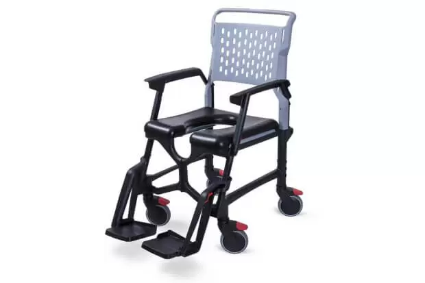 travel folding shower commode chair